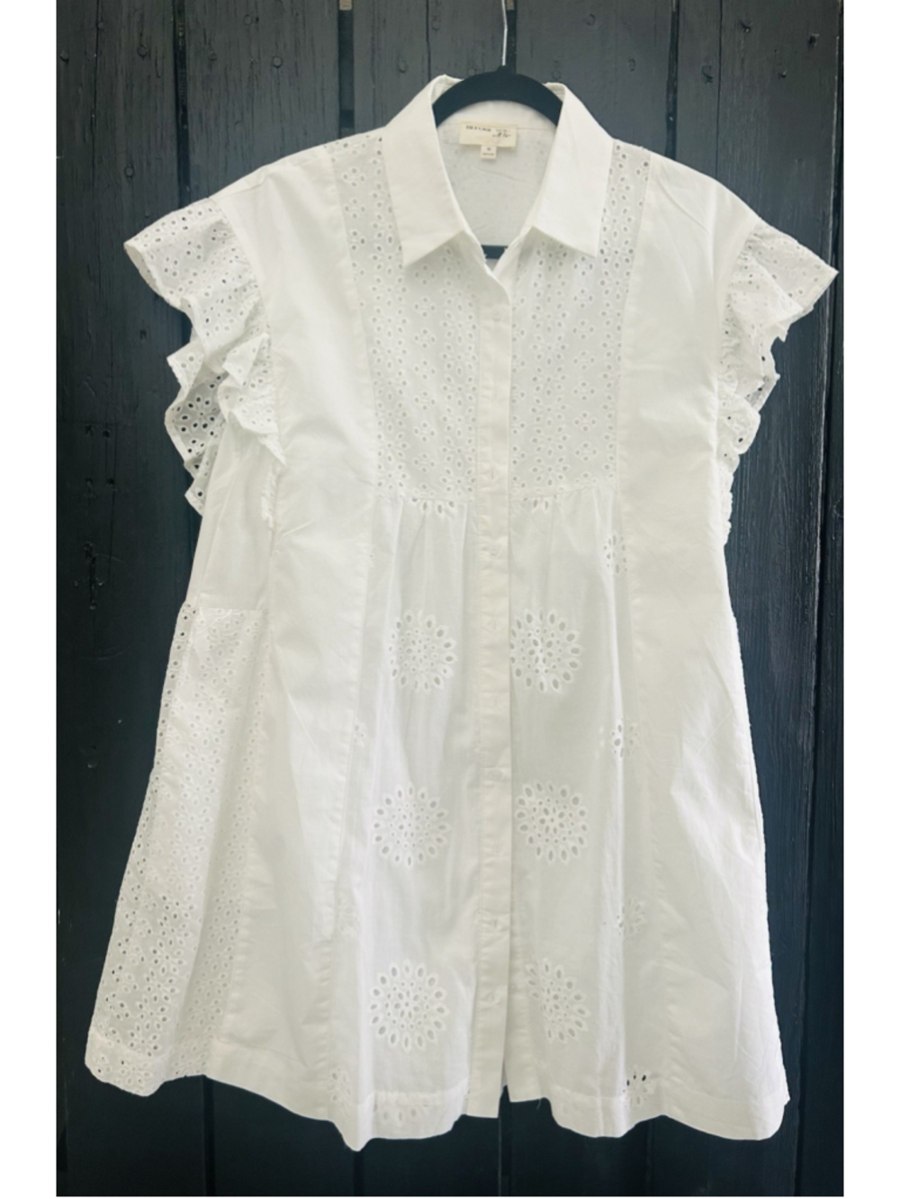 Before You with love White BOHO Eyelet Dress - Picture 2 of 7
